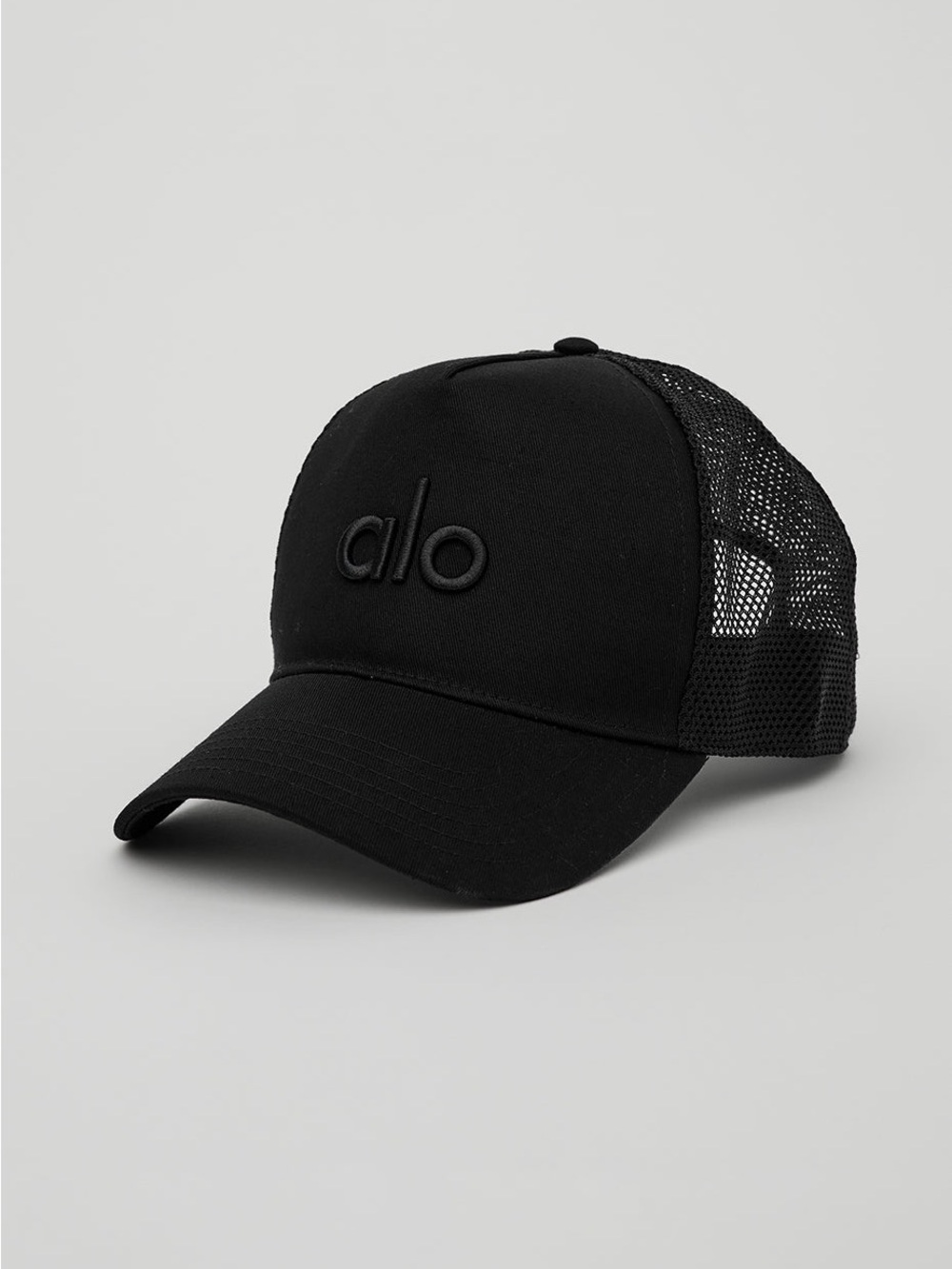 Alo Black Mesh Trucker Hat
